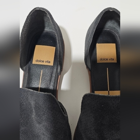 Dolce Vita Flats Loafers Suede Gray Shoes Size 7.5 - Picture 9 of 11
